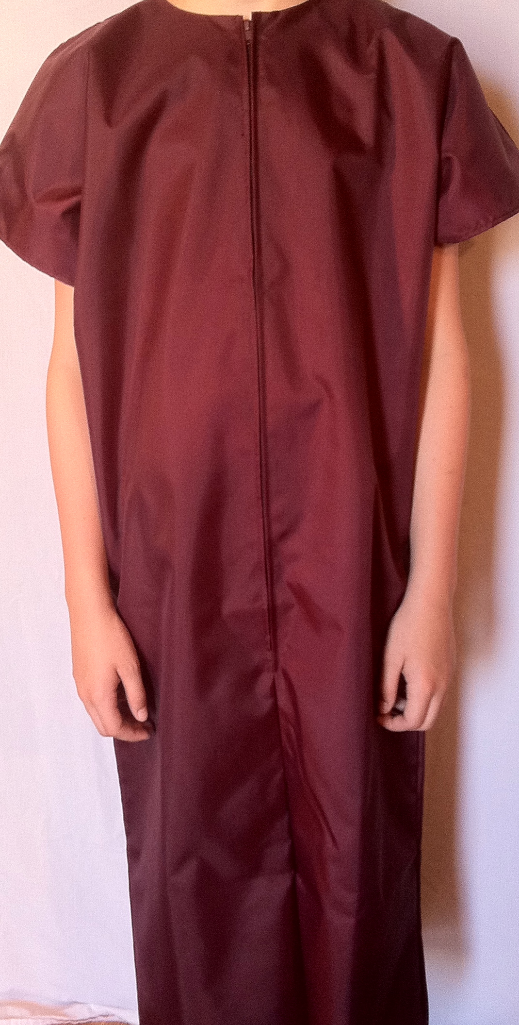 Burgundy Teen Robe